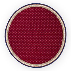 Sicily Red Round Tablecloth