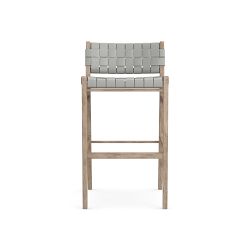 Stratton Low Back Bar Stool, Grey