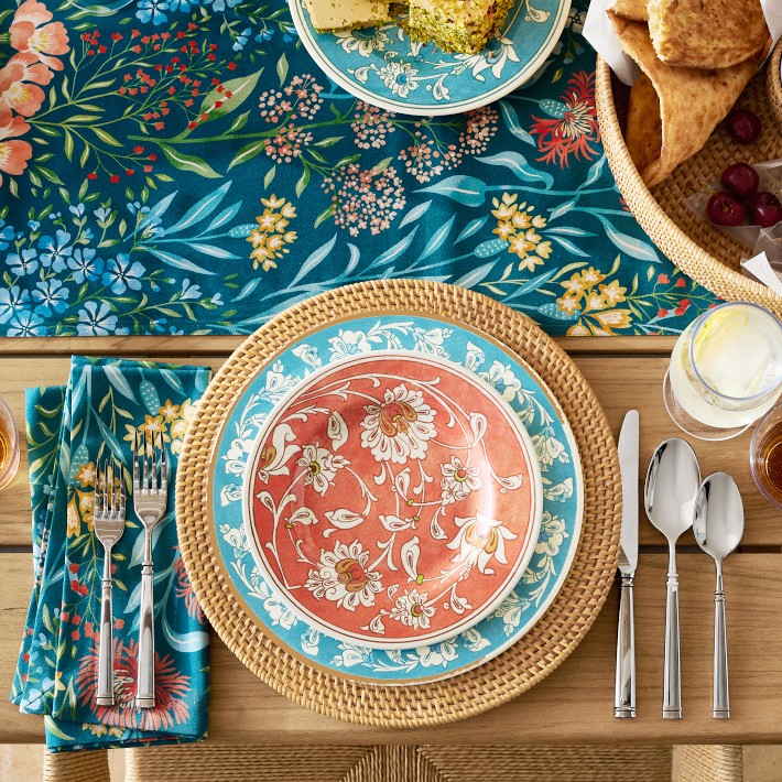 Iznik Outdoor Melamine Dinner Plates | Williams Sonoma