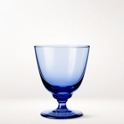 Holmegaard Ice Cream Dishes, Set of 4, Blue