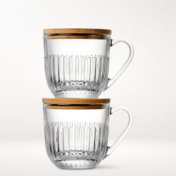 La Rochere Ouessant Tea Cups with Lids, Set of 2