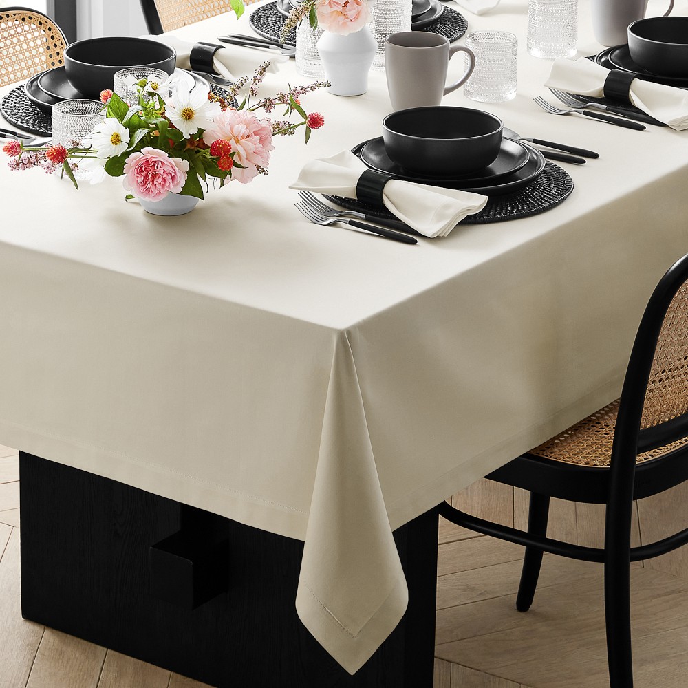 Hotel Tablecloth - 70" X 144", Ivory