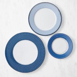 Williams Sonoma Regal 12-Piece Dinnerware Set, Blue