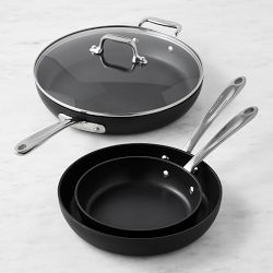 All-Clad HA1 Expert Hard Anodized Nonstick 4-Piece Fry Pan Set