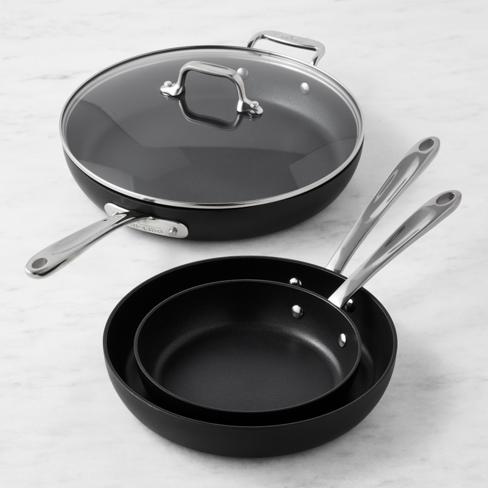 All-Clad HA1 Expert Nonstick 4-Piece Fry Pan Set