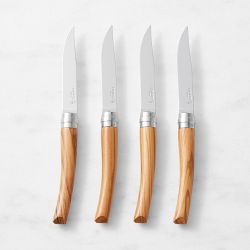 Opinel Table Chic Olivewood Steak Knives, Set of 4