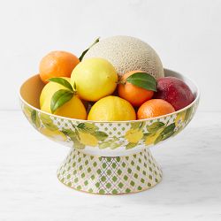 Limone Porcelain Fruit Bowl