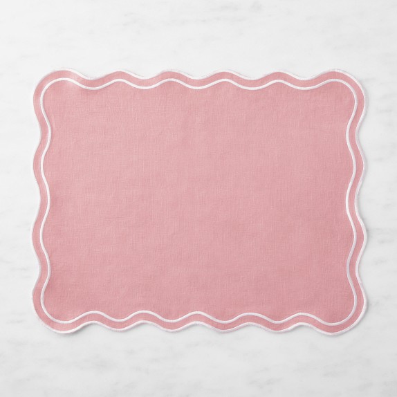 AERIN x Williams Sonoma Scalloped Placemats, Set of 4