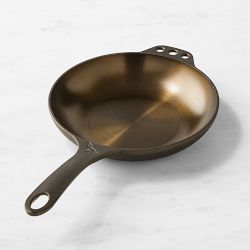 Smithey Seasoned Cast Iron Chef Skillet, 8"
