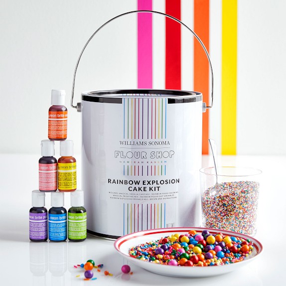 Flour Shop Rainbow Explosion Cake Kit | Williams Sonoma