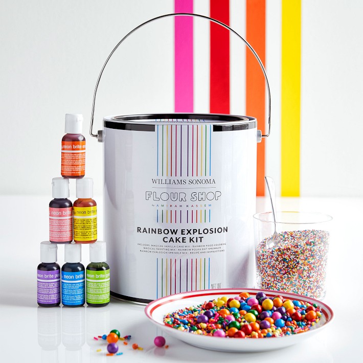 Flour Shop Rainbow Explosion Cake Kit | Williams Sonoma