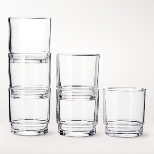 Williams Sonoma Pantry Stacked Tumblers, Set of 12