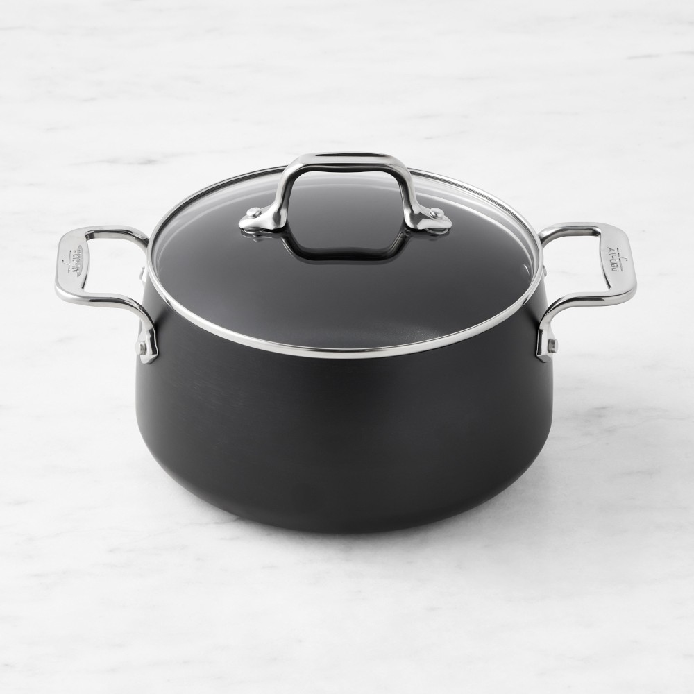 All-Clad HA1 Expert Hard Anodized Nonstick Soup Pot, 4-Qt. - 4-Qt.