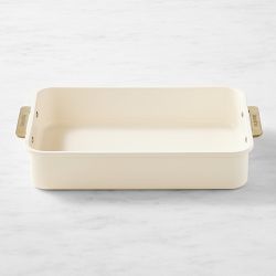 GreenPan™ Reserve Ceramic Nonstick Bakeware Rectangular Cake Pan, Cream