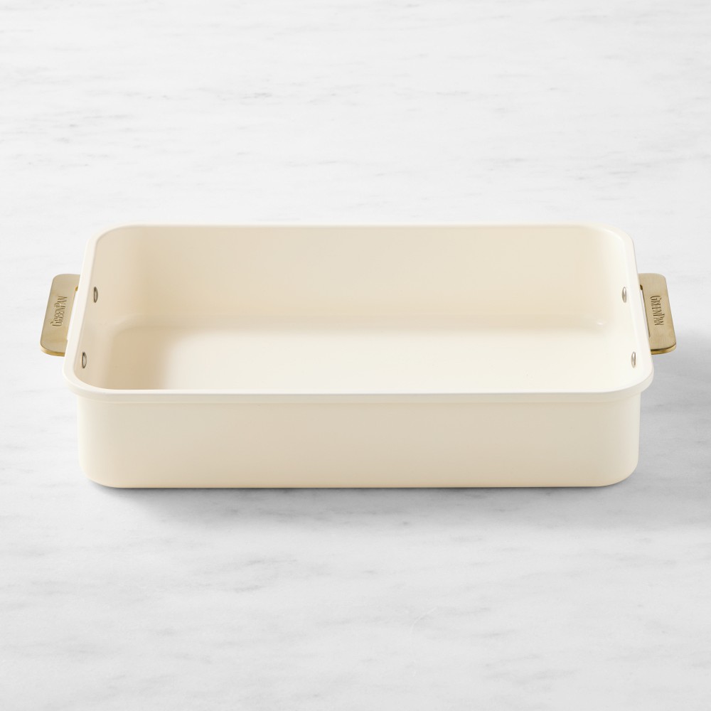 GreenPan™ Reserve Ceramic Nonstick Bakeware Rectangular Cake Pan - Cream