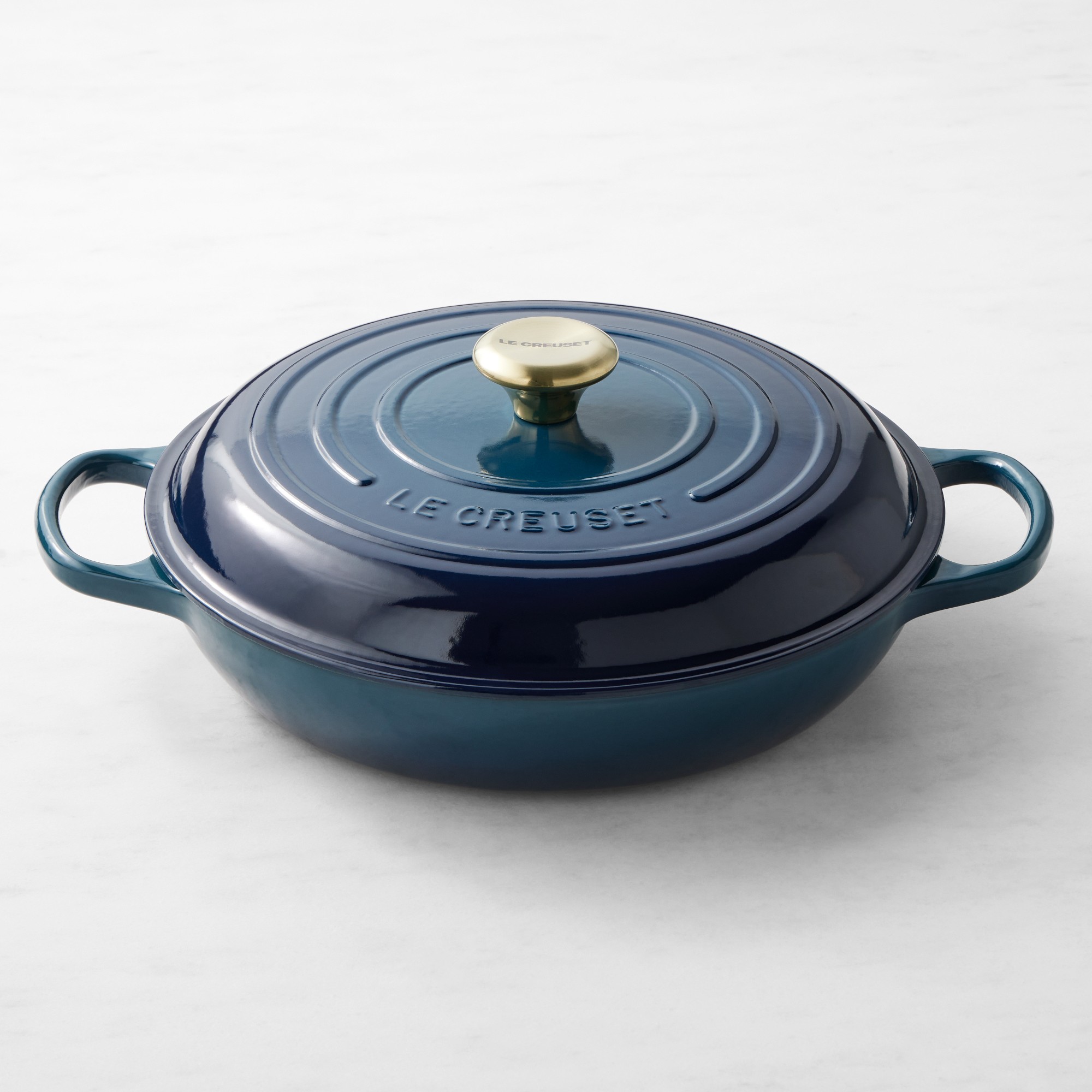 LE CREUSET 24cm Braiser フライパン Le Creuset Braiser - 3.5-qt Cast Iron - Flame – Cutlery and More