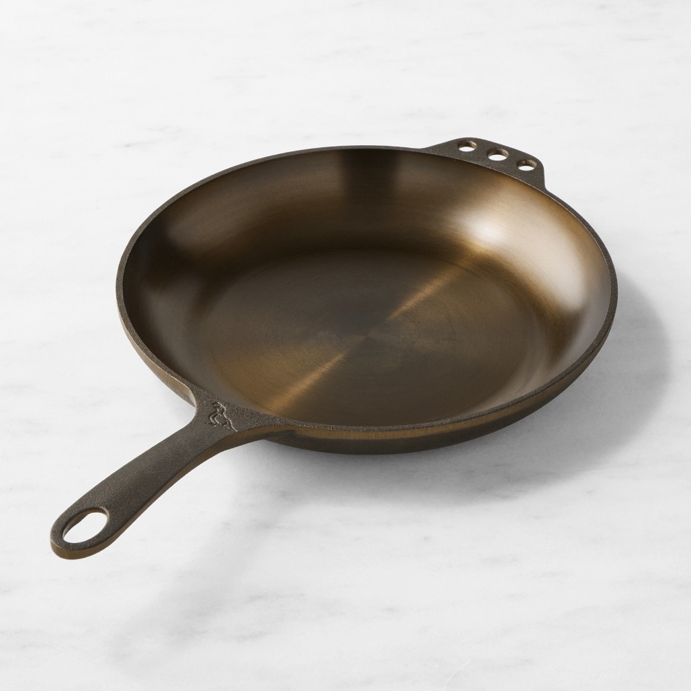 Smithey Seasoned Cast Iron Chef Skillets - 10"