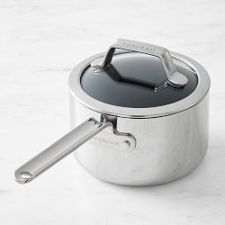 SCANPAN® TSS+ Stainless-Steel Nonstick Saucepan, 2-Qt.