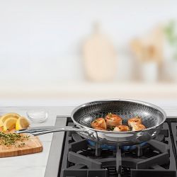 Cuisinart FusionElite+ Hybrid Stainless-Steel Ceramic Nonstick Skillets