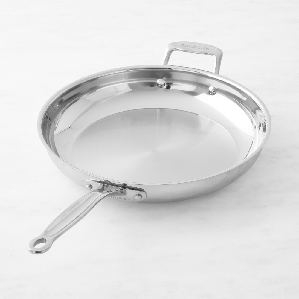 Cuisinart Chef's Classic Stainless-Steel Skillets - 12" with Helper Handle