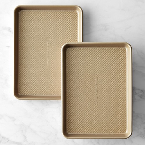 Williams Sonoma Goldtouch® Pro Nonstick Corrugated Quarter Sheet, Set of 2