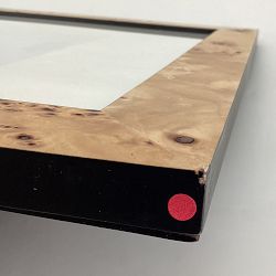 OPEN BOX: Exotic Burl Wood Gallery Picture Frame, 8" X 10"