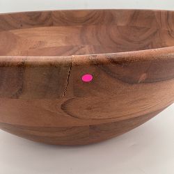 OPEN BOX: Open Kitchen by Williams Sonoma Wood Salad Bowl, 17"