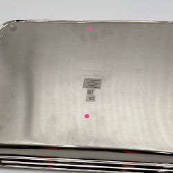 OPEN BOX: Williams Sonoma Home x Josh Young Collette Tray, Polished Nickel, Small