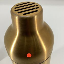 OPEN BOX: Williams Sonoma Encore Shaker 28 oz, Antique Brass