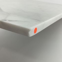 OPEN BOX: Marble &amp; Brass 3 Tiered Stand