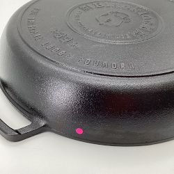 OPEN BOX: Lodge Blacklock Triple Seasoned Cast-Iron Skillet, 12"
