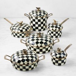 MacKenzie-Childs Courtly Check 12-Piece Cookware Set