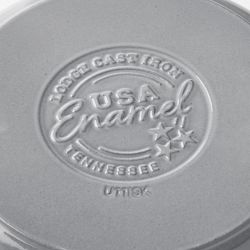 Lodge USA Enameled Cast Iron Skillet, 11"