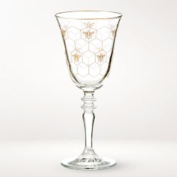 Honeycomb Wine Glasses, Set of 4