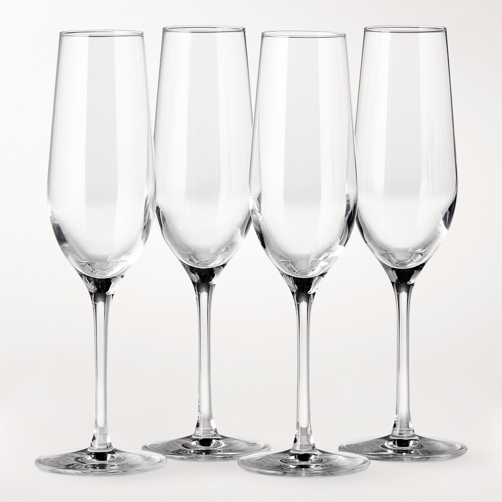 Set of 12 Open Kitchen by Williams Sonoma Champagne Flutes | Williams Sonoma