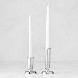 Heirloom Silver Taper Holder