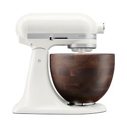 KitchenAid® Porcelain Artisan Stand Mixer with Walnut Bowl, 5-qt