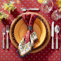 Bronze Hammered Napkin Rings, Set of 4