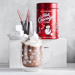 Double-Walled Snowflake Coffee Mugs