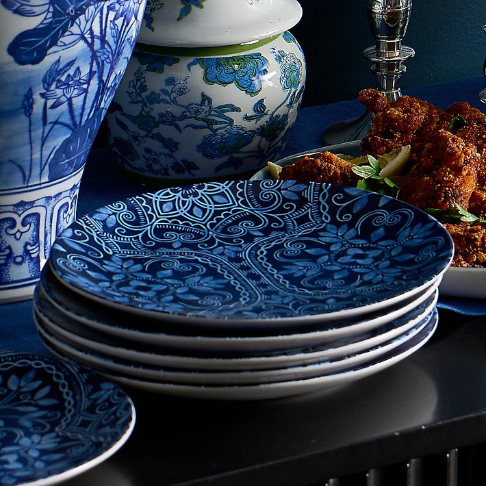 Night of Lights Salad Plates, Set of 6 | Williams Sonoma