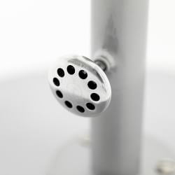 10' Rectangular Performance Umbrella, Powder Coat Aluminum Finish