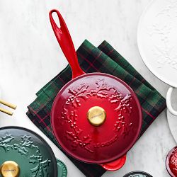 Le Creuset Enameled Cast Iron Holly Saucier - Thumbnail 2