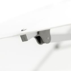 10' Rectangular Performance Umbrella, Powder Coat Aluminum Finish