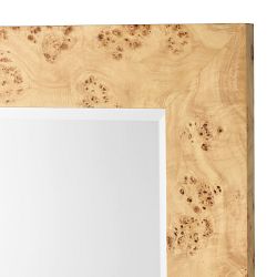 Burlwood Leaning Mirror