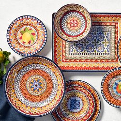 Sicily Red Outdoor Melamine Dinnerware Collection