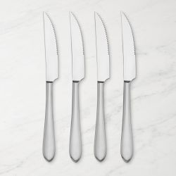 Robert Welch Flute Satin Steak Knives, Set of 4