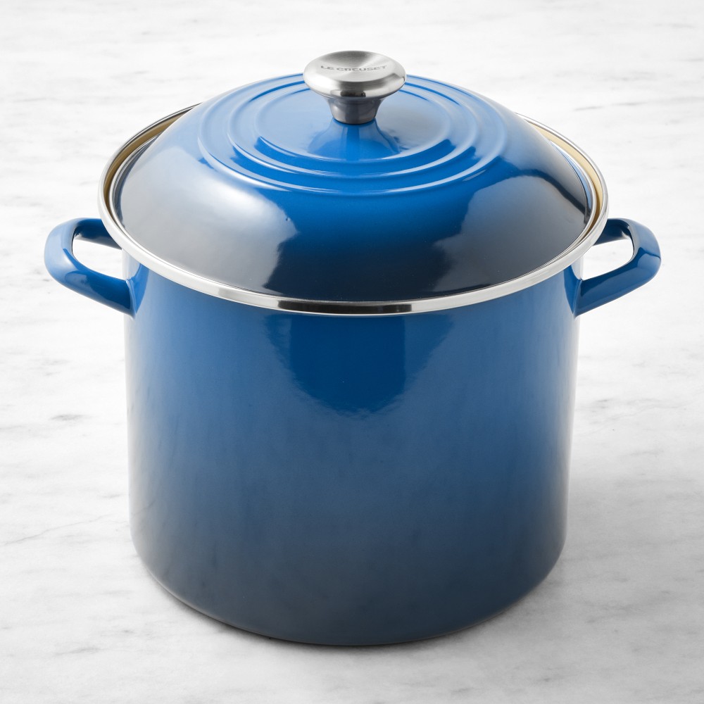 Le Creuset Stock Pot - 12-Qt., Lapis