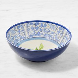 Lemon Outdoor Melamine Serving Bowl