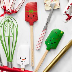 Mini Holiday Novelty Spatulas, Set of 4