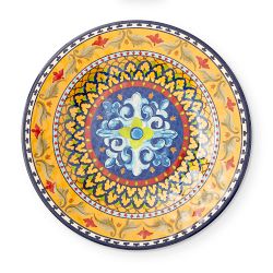 Sicily Outdoor Melamine Mixed Salad Plates